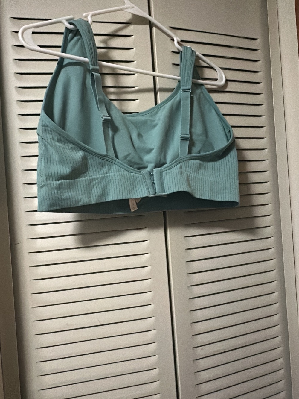 Auden Ribbed Seamless Bralette - Teal Green - Picture 5 of 5
